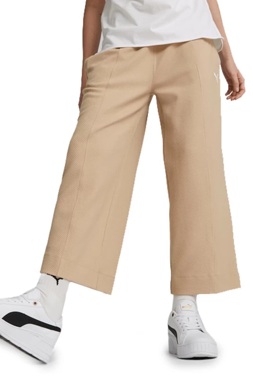 Спортивні штани жіночі Puma HER Straight Pants світло-коричневого кольору