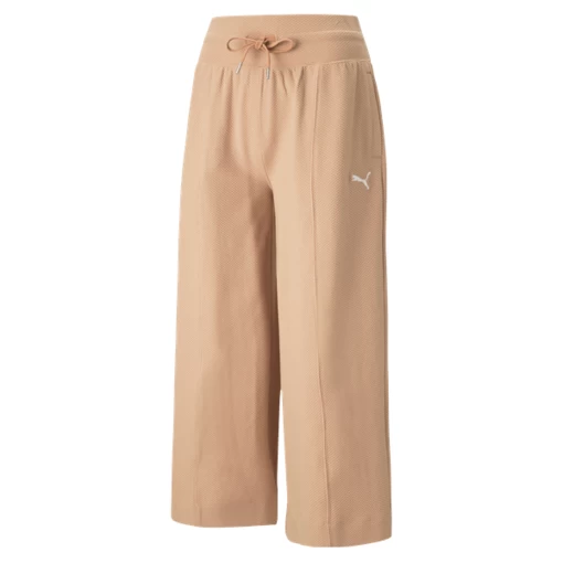 Спортивні штани жіночі Puma HER Straight Pants світло-коричневого кольору