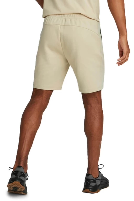 Шорты мужские Puma EVOSTRIPE Shorts молочного цвета