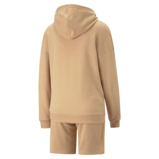 Спортивний костюм жіночий Puma Loungewear Short Suit світло-коричневого кольору