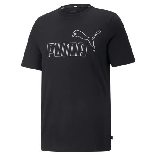 Футболка мужская Puma ESS ELEVATED Tee черного цвета