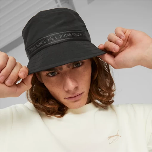 Панама чоловіча-жіноча Puma Prime Color Block Bucket Hat чорного кольору