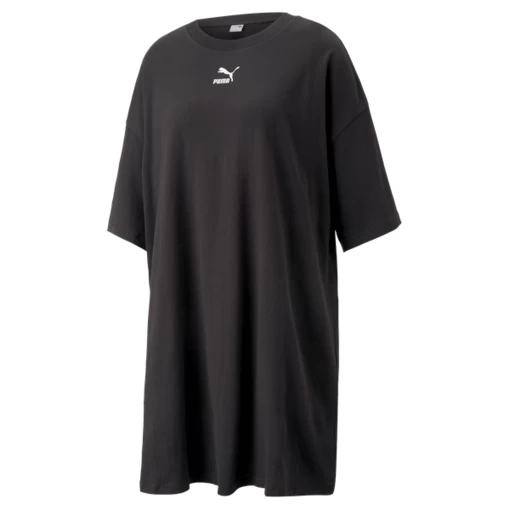 Футболка-сукня жіноча Puma CLASSICS Oversized Tee чорного кольору