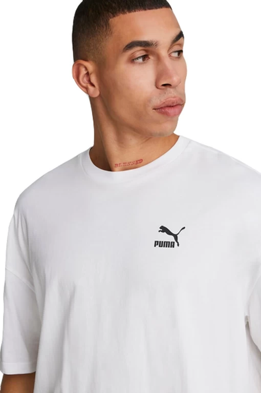 Футболка чоловіча Puma CLASSICS Oversized Tee білого кольору