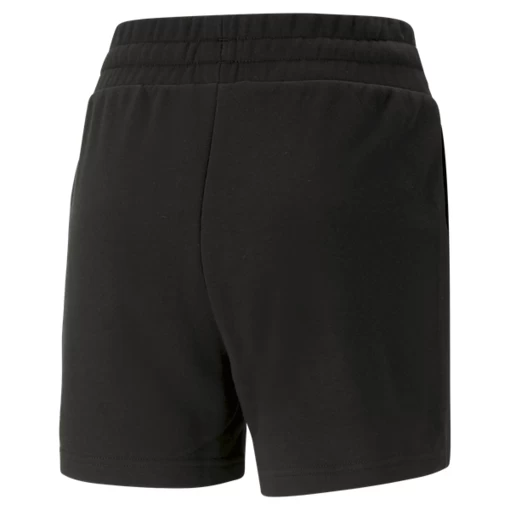 Спортивные шорты женские Puma CLASSICS PINTUCK SHORTS черного цвета