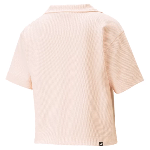 Футболка жіноча Puma HER Polo Tee світло-рожевого кольору
