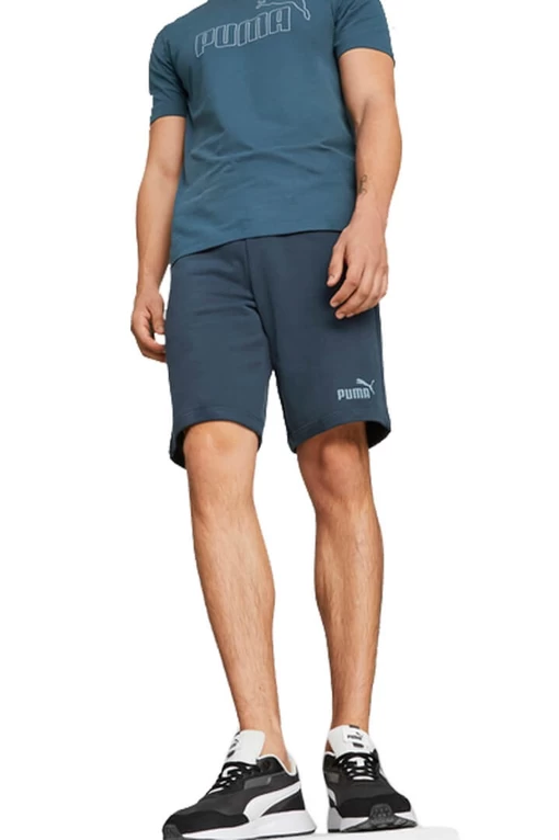 Шорти чоловічі Puma ESS ELEVATED Shorts темно-синього кольору