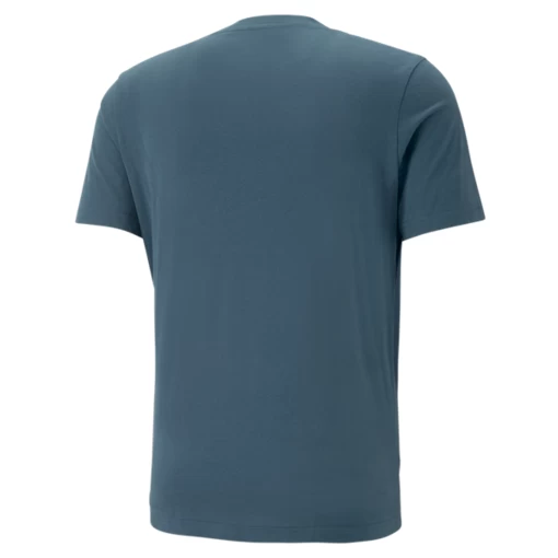 Футболка чоловіча Puma ESS ELEVATED Tee темно-синього кольору