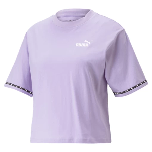 Футболка жіноча Puma POWER Tape Tee бузкового кольору