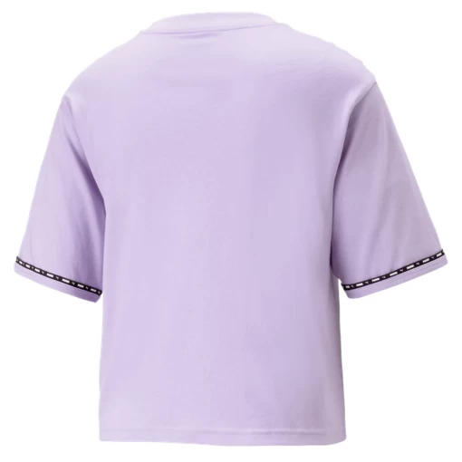 Футболка жіноча Puma POWER Tape Tee бузкового кольору