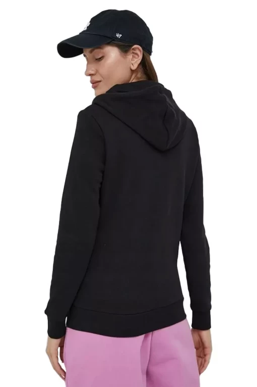 Толстовка женская Puma ESS Full-Zip Hoodie черного цвета
