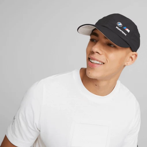 Кепка мужская-женская Puma BMW MMS Heritage BB Cap черного цвета