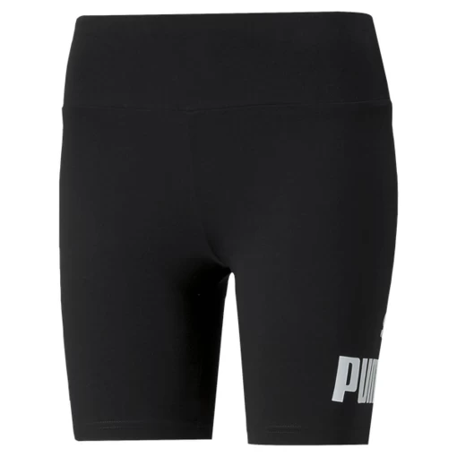 Легінси жіночі Puma ESS Logo Short Leggings чорного кольору