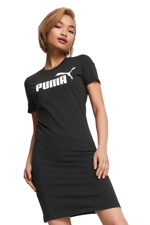 Сукня спортивна жіноча Puma ESS Slim Tee Dress чорного кольору