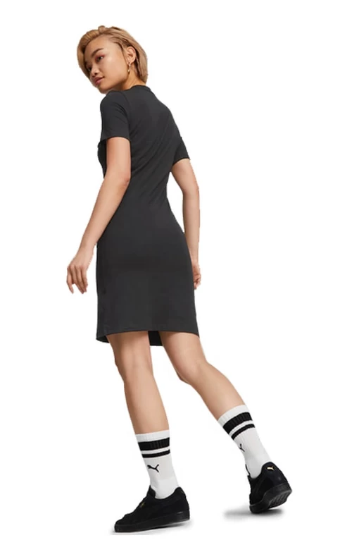 Сукня спортивна жіноча Puma ESS Slim Tee Dress чорного кольору