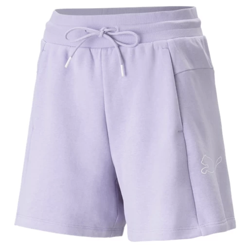 Спортивні шорти жіночі Puma POWER Colorblock Shorts бузкового кольору