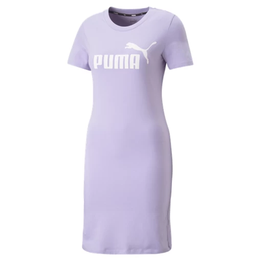 Платье спортивное женское Puma ESS Slim Tee Dress сиреневого цвета