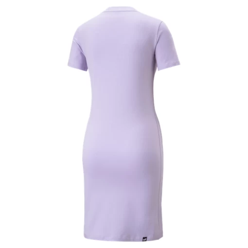 Платье спортивное женское Puma ESS Slim Tee Dress сиреневого цвета