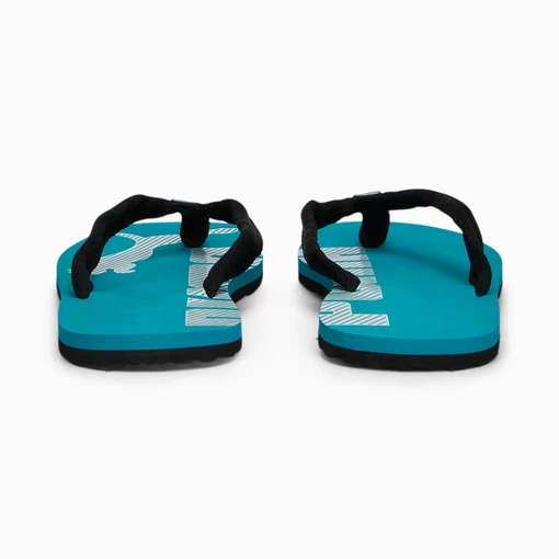 Шлепанцы мужские-женские Puma Epic Flip v2 черно-голубого цвета