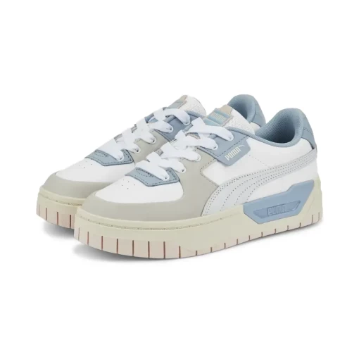 Кроссовки женские Puma Cali Drem бело-голубого цвета