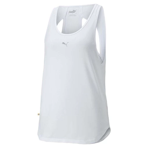 Майка женская Puma Running Tank белого цвета