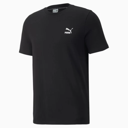 Футболка чоловіча Puma CLASSICS SMALL LOGO TEE чорного кольору
