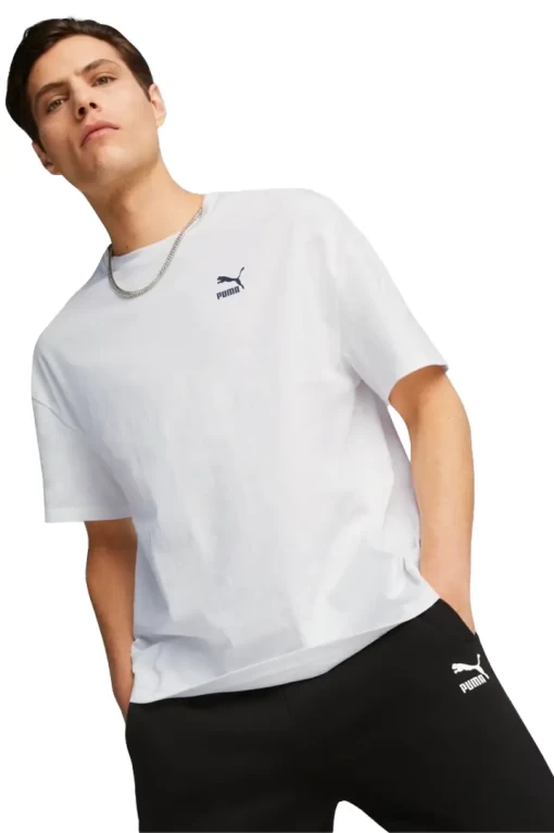 Футболка чоловіча Puma Classics Oversized білого кольору