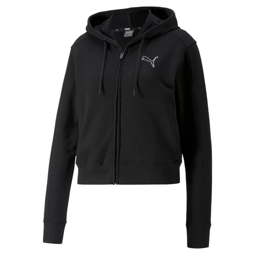 Худі жіноче Puma Her Full-Zip Hoodie чорного кольору