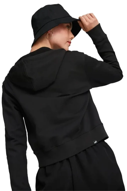 Худі жіноче Puma Her Full-Zip Hoodie чорного кольору