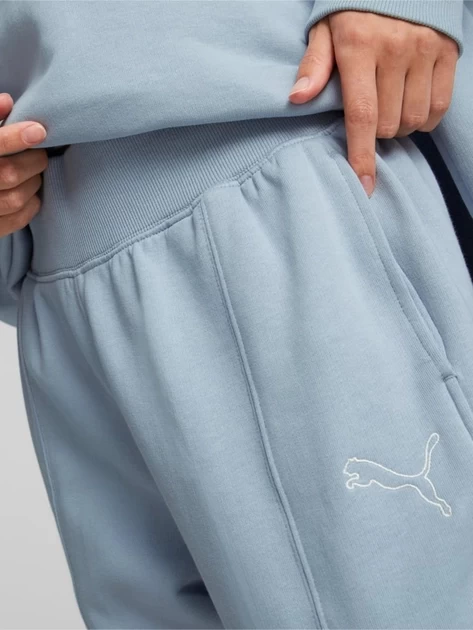 Спортивні штани жіночі Puma Her High-Waist Pants блакитного кольору