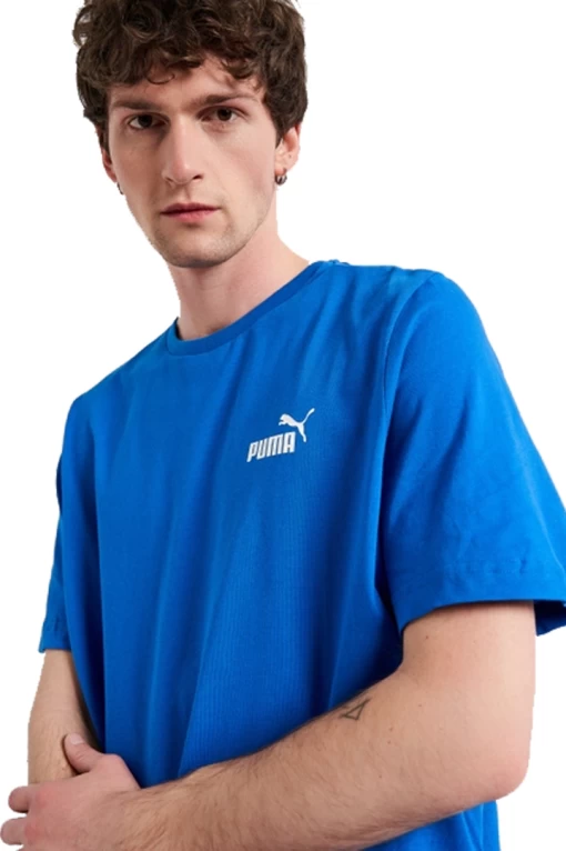 Футболка чоловіча Puma ESS Small Logo Tee синього кольору