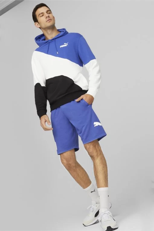 Шорты мужские Puma POWER Shorts синего цвета