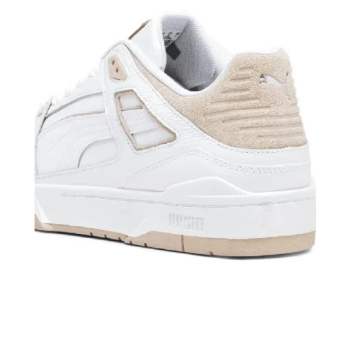 Кроссовки мужские-женские Puma Slipstream бело-песочного цвета