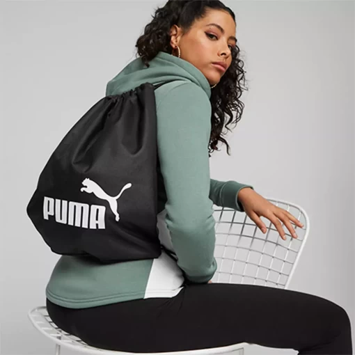 Рюкзак мужской-женский Puma Phase Gym Sack черного цвета