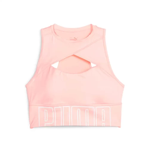 Топ женский Puma Move Fashion Bra Longline розового цвета