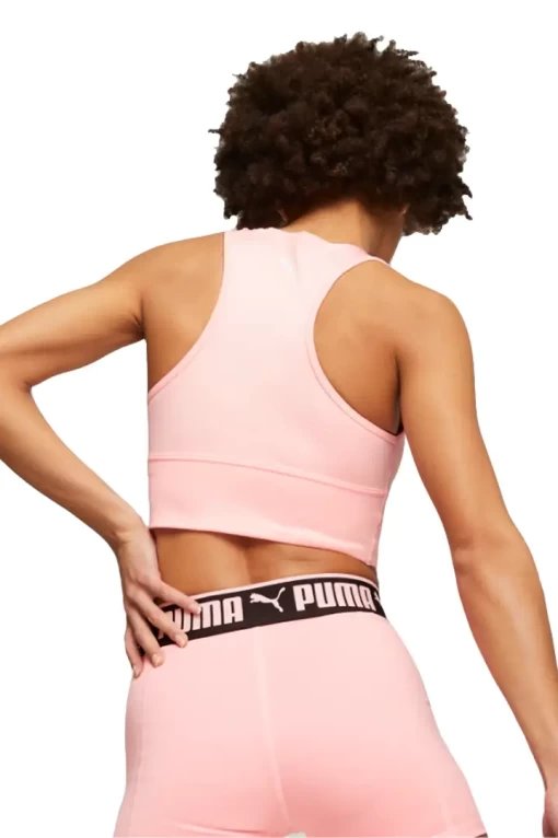 Топ женский Puma Move Fashion Bra Longline розового цвета
