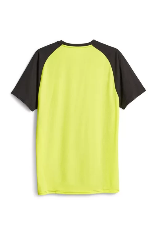Футболка чоловіча Puma Fit Triblend Tee чорно-жовтого кольору 52441540