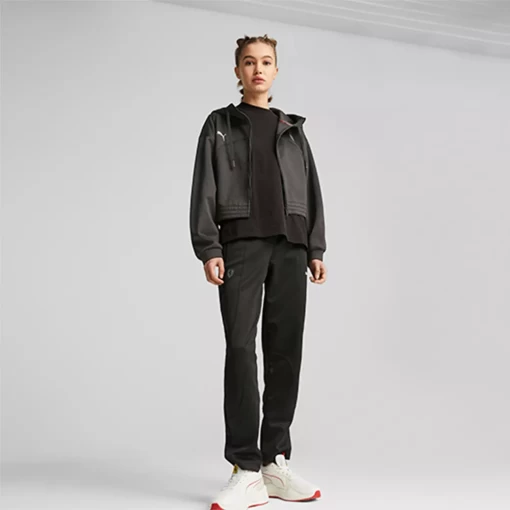Куртка женская Puma Ferrari Style HD Swt Jkt Wmn черного цвета 62099201