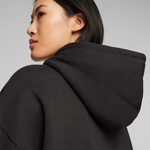 Худи женское Puma Classics Oversized Hoodie черного цвета 62140701