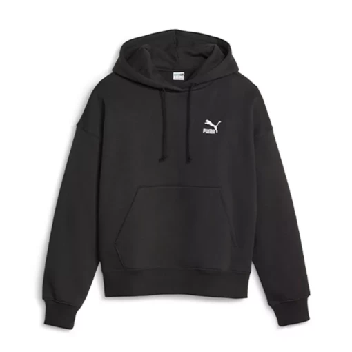 Худи женское Puma Classics Oversized Hoodie черного цвета 62140701