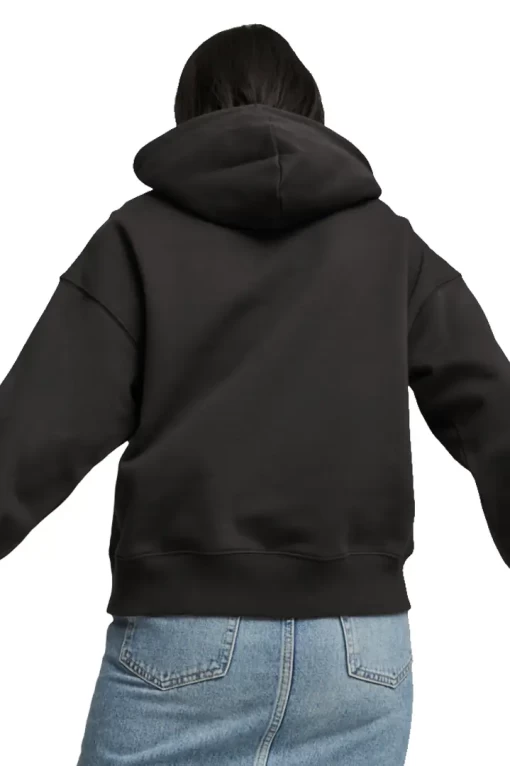 Худи женское Puma Classics Oversized Hoodie черного цвета 62140701
