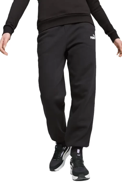 Спортивные брюки женские Puma ESS+ SmallLogo Comfort Pants черного цвета