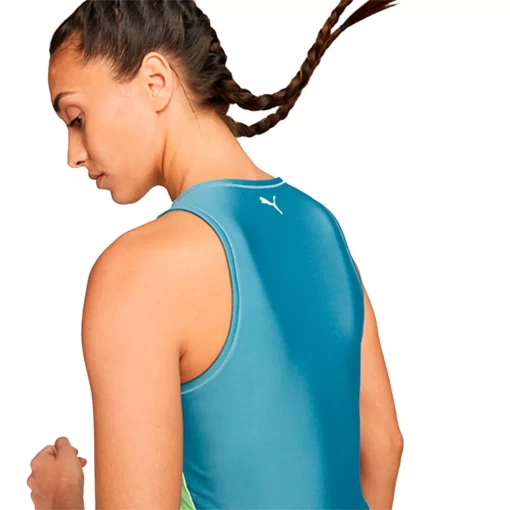 Топ жіночий Puma Fit Eversculpt Tank колір аква