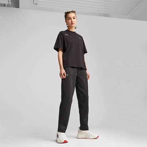 Спортивные брюки женские Puma Ferrari Style Sweat Pnts Wmn черного цвета