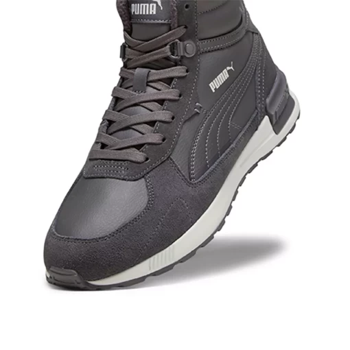 Кросівки чоловічі-жіночі Puma Graviton Mid графітового кольору