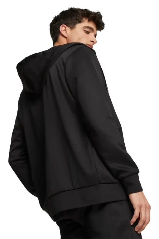 Куртка спортивна чоловіча Puma Ferrari Style Hdd Sweat Jckt чорного кольору