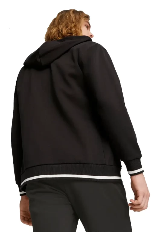 Куртка спортивна чоловіча Puma Squad FZ Hoodie чорного кольору