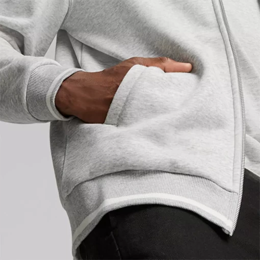 Куртка спортивна чоловіча Puma Squad FZ Hoodie світло-сірого кольору