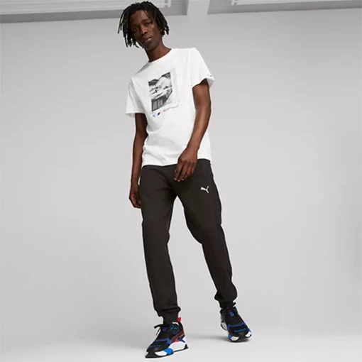 Спортивные брюки мужские Puma BMW MMS Sweat Pants, reg/cc черного цвета