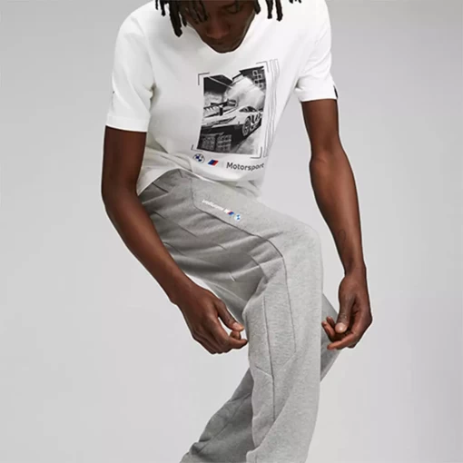Спортивные брюки мужские Puma BMW MMS Sweat Pants, reg/cc серого цвета